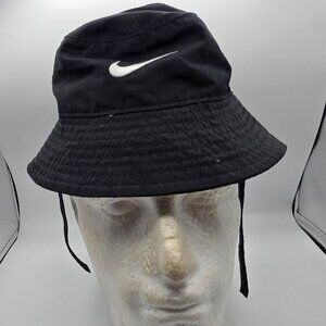 Nike Baby UPF 40+ Infant Black Bucket Hat Outdoors Casual Summer Lightweight